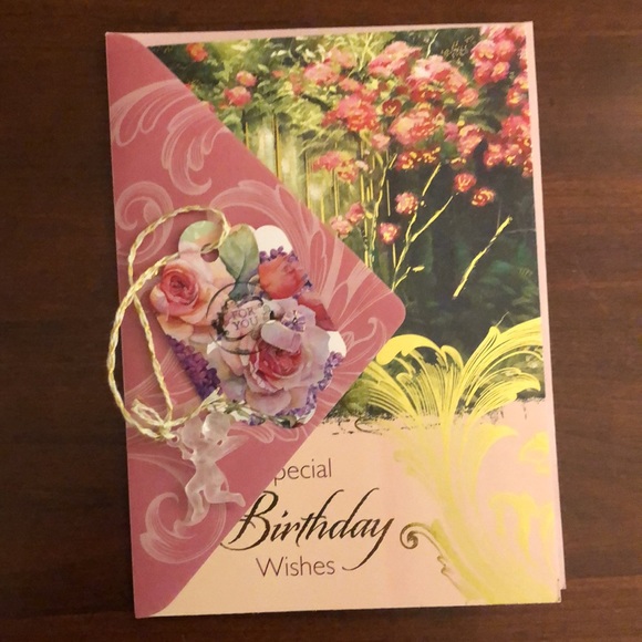 Birthday Greeting Card Too include a handcrafted gift 🎁 tag & envelope - Picture 10 of 11